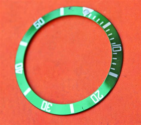 rolex green bezel insert|aftermarket rolex bezel insert.